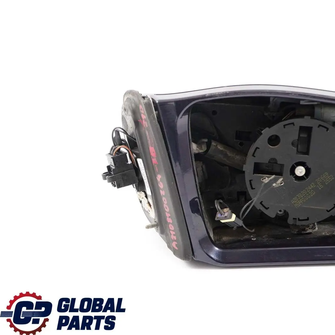 Mercedes-Benz E W210 Right O/S Wing Door Mirror Tanzanite Blue Metallic 359 to with Part number A2108100264 Mercedes-Benz E W210 Right O/S Wing Door Mirror Tanzanite Blue Metallic 359 - SKU rhd-A2108100264-TB - Part number A2108100264