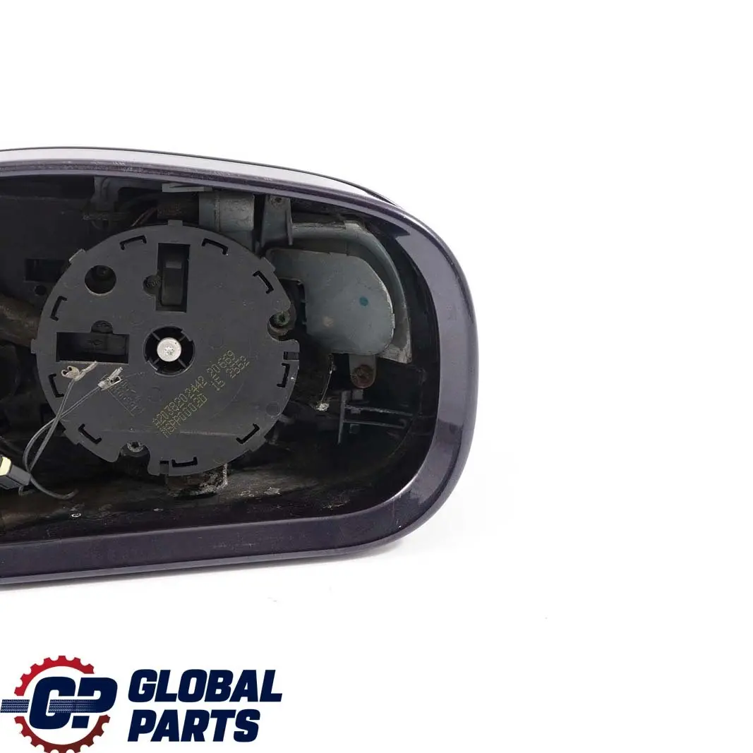 Mercedes-Benz E W210 Right O/S Wing Door Mirror Tanzanite Blue Metallic 359 to with Part number A2108100264 Mercedes-Benz E W210 Right O/S Wing Door Mirror Tanzanite Blue Metallic 359 - SKU rhd-A2108100264-TB - Part number A2108100264