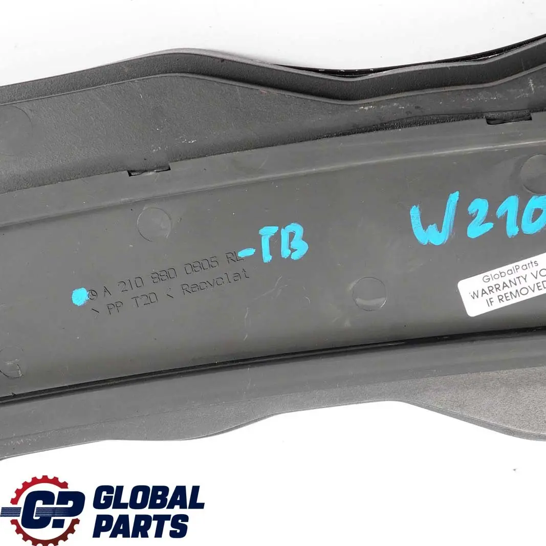 Hood Bonnet Air Intake Grille Tanzanite Blue to Mercedes W210 with Part number A2108800805 Mercedes W210 Hood Bonnet Air Intake Grille Tanzanite Blue - SKU rhd-A2108800805-TB - Part number A2108800805