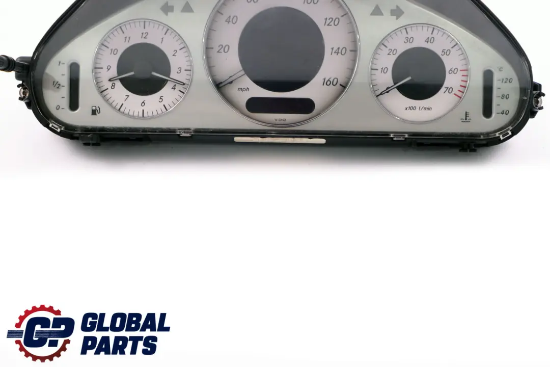 Instrument Cluster Speedo Clocks MPH Automatic to Mercedes E S211 W211 with Part number A2115405011 Mercedes E S211 W211 Instrument Cluster Speedo Clocks MPH Automatic - SKU rhd-A2115405011 - Part number A2115405011