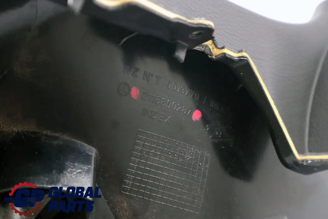 Under Steering Column Dash Board Trim Cover to Mercedes E-Class W211 with Part number A2116800287 Mercedes E-Class W211 Under Steering Column Dash Board Trim Cover - SKU rhd-A2116800287 - Part number A2116800287