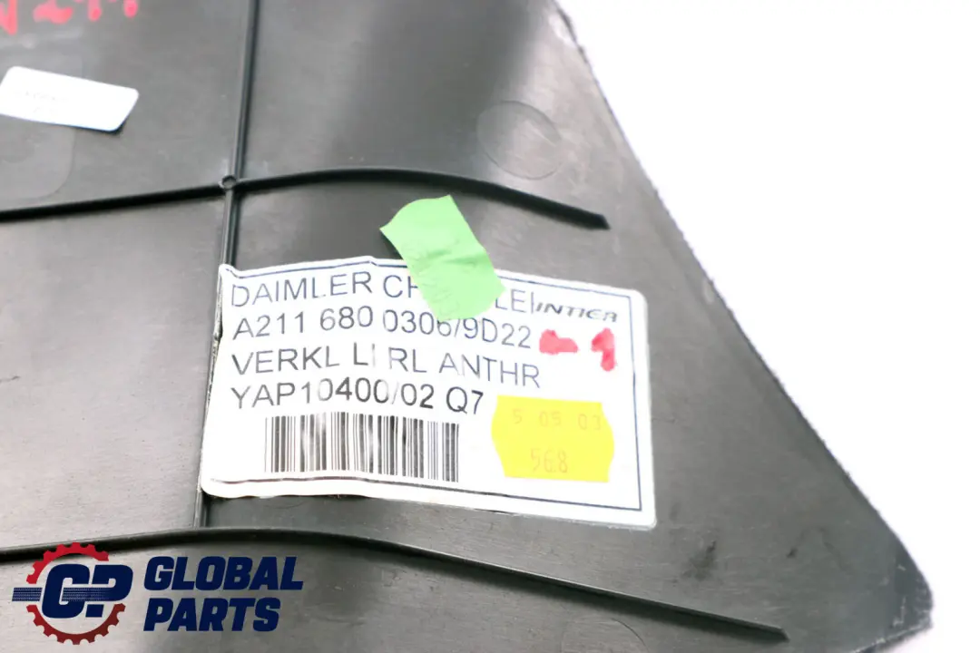 Left N/S Panel Trim Cover Front Black to Mercedes E-Class S211 W211 with Part number A2116800306 Mercedes E-Class S211 W211 Left N/S Panel Trim Cover Front Black - SKU rhd-A2116800306-1 - Part number A2116800306