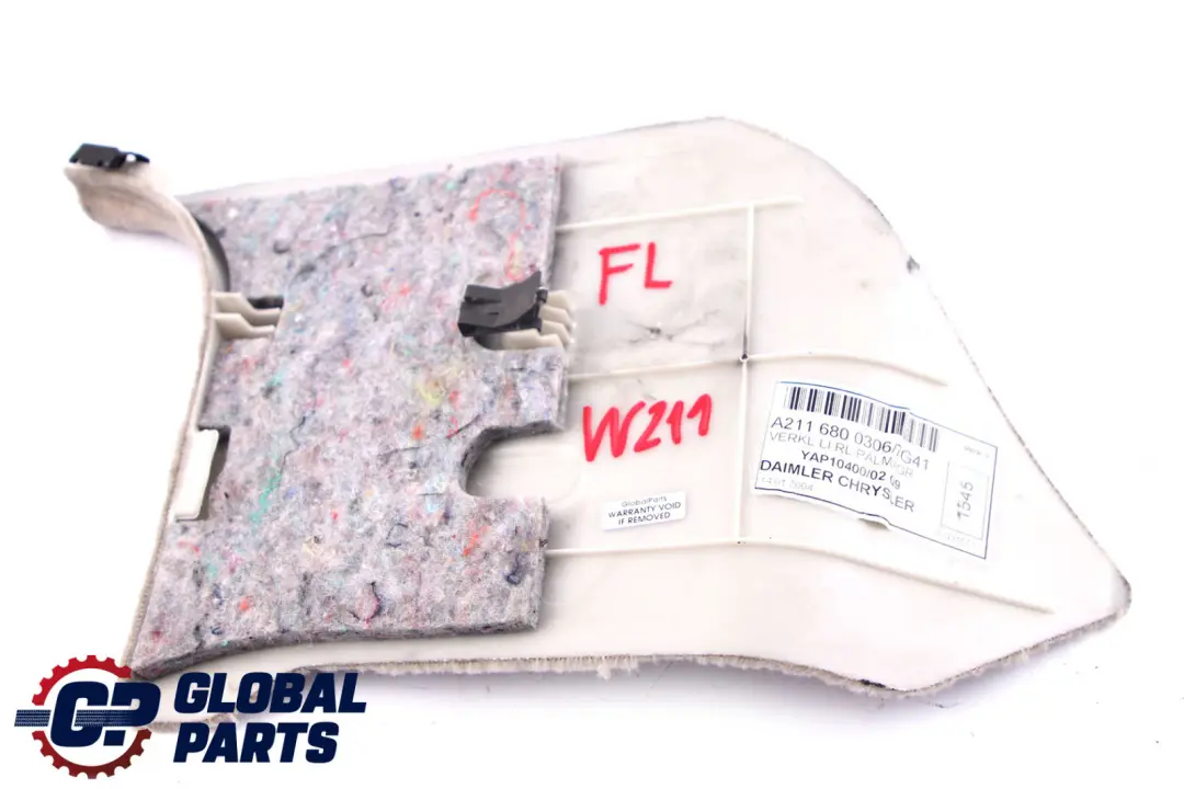 Mercedes E-Class S211 W211 Left N/S Panel Trim Cover Front Grey - SKU rhd-A2116800306 - Part number A2116800306