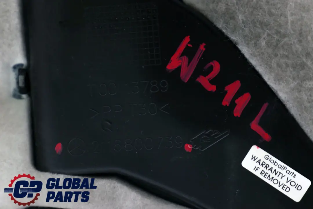 Class W211 S211 W219 Passenger Dash Footwell Cover Trim to Mercedes E with Part number A2116800739 Mercedes E Class W211 S211 W219 Passenger Dash Footwell Cover Trim - SKU rhd-A2116800739 - Part number A2116800739