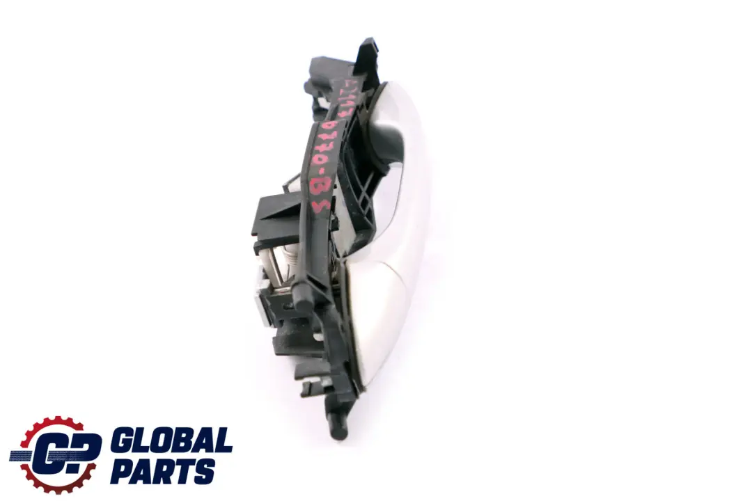 Front Left N/S Handle Grab Brilliant Silver Metallic 744U to Mercedes E-Class S211 with Part number A2117600770 Mercedes E-Class S211 Front Left N/S Handle Grab Brilliant Silver Metallic 744U - SKU rhd-A2117600770-BS - Part number A2117600770