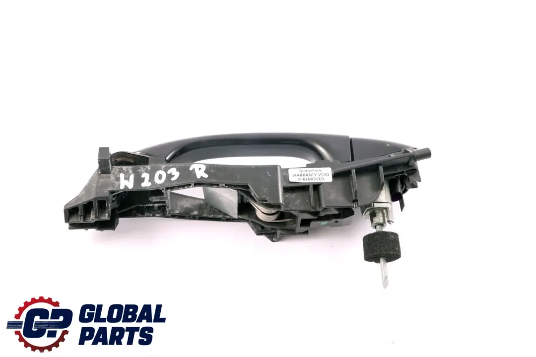 Front Right O/S External Door Handle Obsidian Black to Mercedes CLC-Class CL203 with Part number A2117602070 Mercedes CLC-Class CL203 Front Right O/S External Door Handle Obsidian Black - SKU rhd-A2117602070-OB - Part number A2117602070