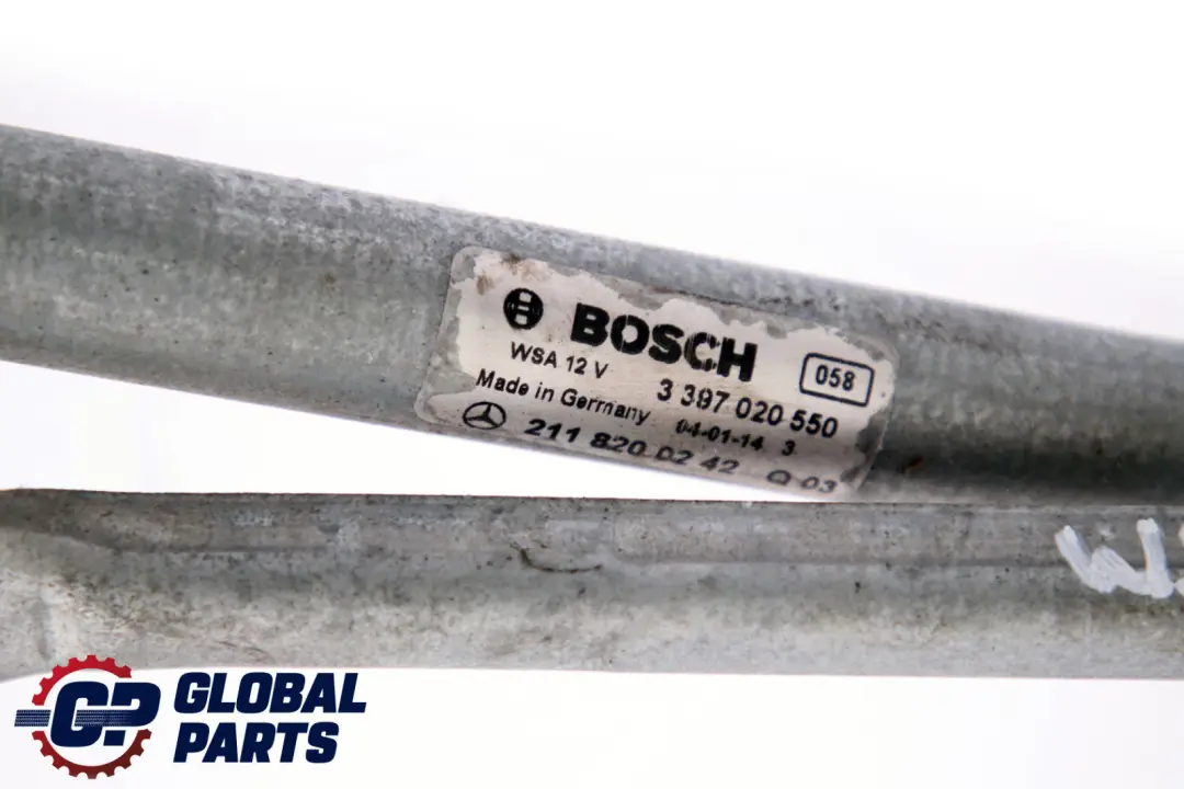 Windscreen Complete Wiper Linkage Motor System to Mercedes E-Class W211 S211 with Part number A2118200942 Mercedes E-Class W211 S211 Windscreen Complete Wiper Linkage Motor System - SKU rhd-A2118200942 - Part number A2118200942