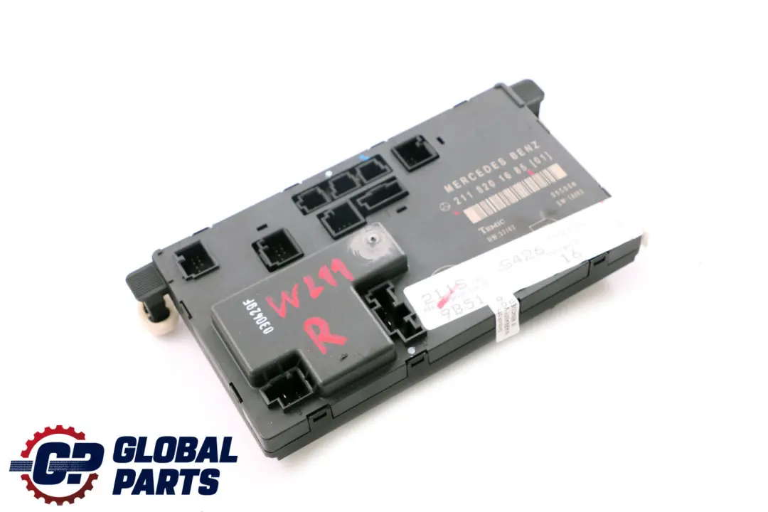 Mercedes-Benz E-Class W211 Front Right O/S Driver Door Control Module Unit ECU to with Part number A2118201685 Mercedes-Benz E-Class W211 Front Right O/S Driver Door Control Module Unit ECU - SKU rhd-A2118201685 - Part number A2118201685