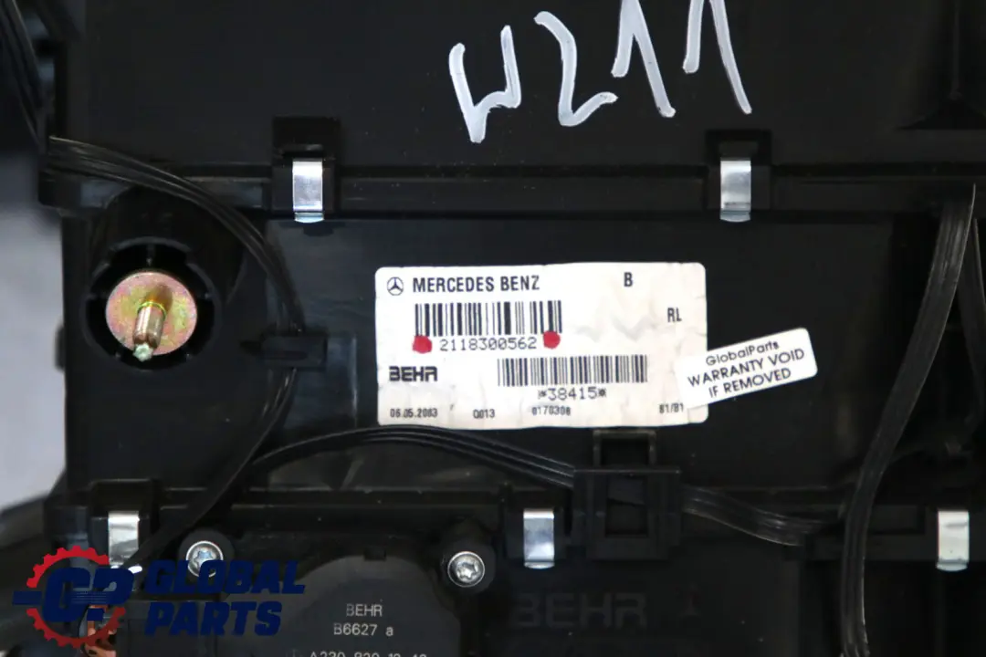 Benz E Class W211 Air Conditioning Heater Matrix Unit Housing Box to Mercedes with Part number A2118300562 Mercedes Benz E Class W211 Air Conditioning Heater Matrix Unit Housing Box - SKU rhd-A2118300562 - Part number A2118300562
