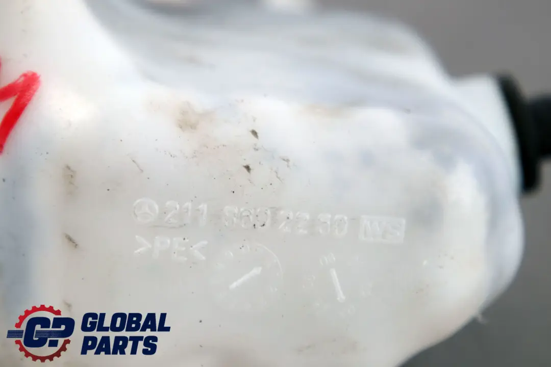 Mercedes-Benz E-Class S211 W211 Windscreen Washer Bottle Tank to with Part number A2118602260 Mercedes-Benz E-Class S211 W211 Windscreen Washer Bottle Tank - SKU rhd-A2118602260 - Part number A2118602260