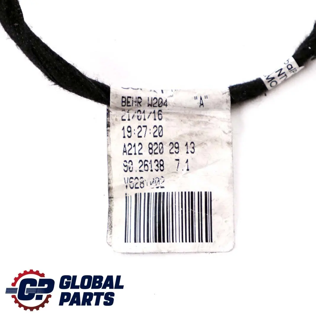  Mercedes-Benz C E W204 W207 W212 Heater Matrix Electrical Wiring Cable Harness - SKU rhd-A2128202913 - Part number A2128202913
