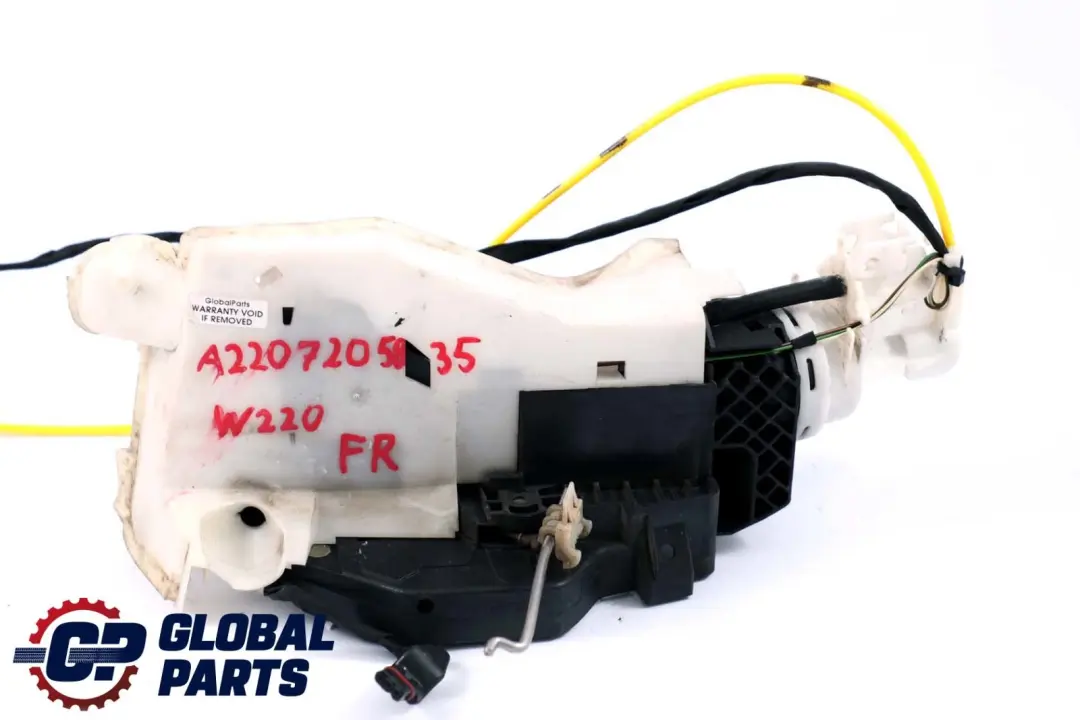 Front Right Door Lock Latch Mechanism Actuator to Mercedes S-Class W220 with Part number A2207205835 Mercedes S-Class W220 Front Right Door Lock Latch Mechanism Actuator - SKU rhd-A2207205835 - Part number A2207205835