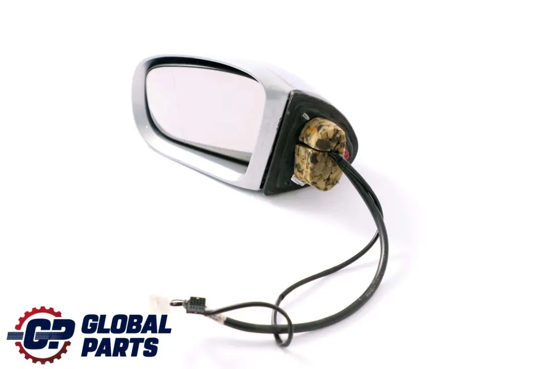 Mercedes CL S Class C215 W220 Left N/S Wing Door Mirror Blue Chalcedonblau - SKU rhd-A2208100776-QB - Part number A2208100776