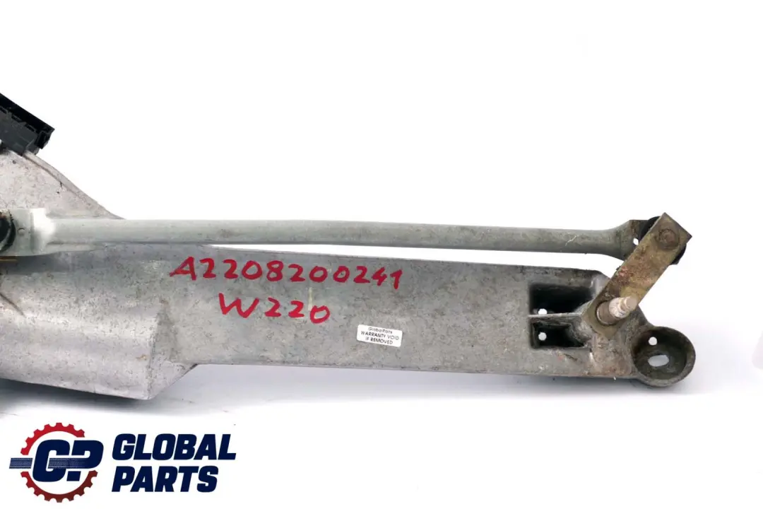 Mercedes C215 W220 Windscreen Wiper Linkage Motor System - SKU RHD-A2208200241 - Part number A2208200241