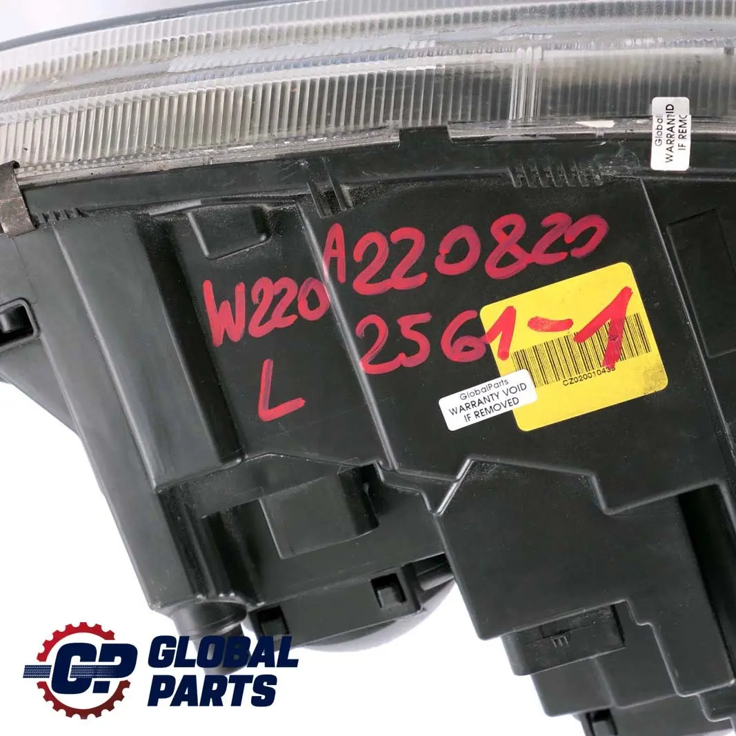 Mercedes-Benz S W220 Xenon Headlight Headlamp Lamp Front Left N/S to with Part number A2208202561 Mercedes-Benz S W220 Xenon Headlight Headlamp Lamp Front Left N/S - SKU rhd-A2208202561-1 - Part number A2208202561