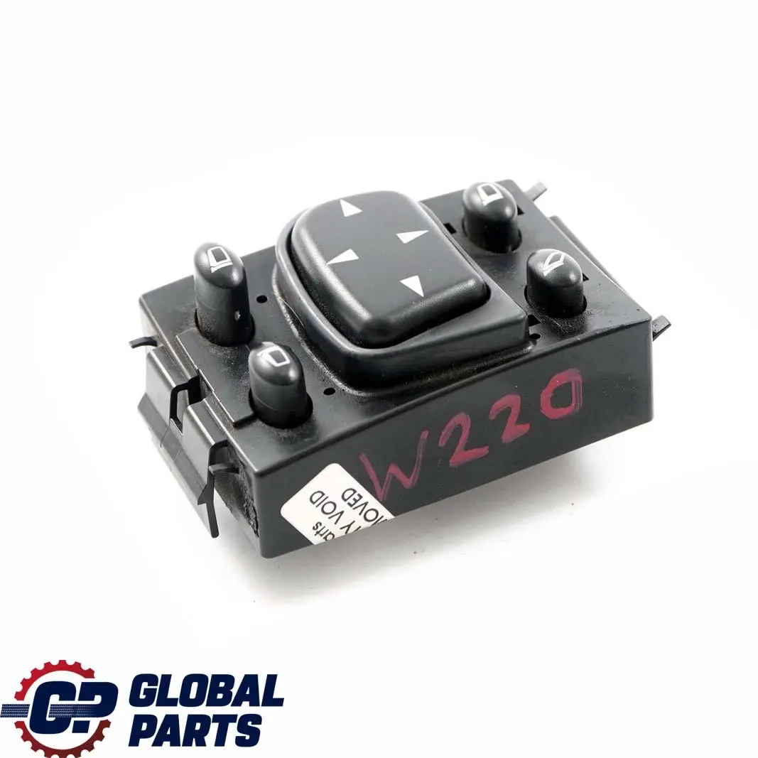 Mercedes-Benz CL S C215 W220 Wing Mirror Control Switch Button to with Part number A2208211551 Mercedes-Benz CL S C215 W220 Wing Mirror Control Switch Button - SKU rhd-A2208211551 - Part number A2208211551