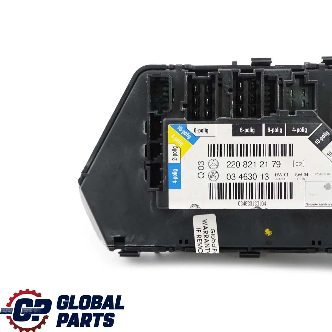  Mercedes-Benz S-Class W220 Seat Control Switch Front Left Passenger - SKU rhd-A2208212179 - Part number A2208212179