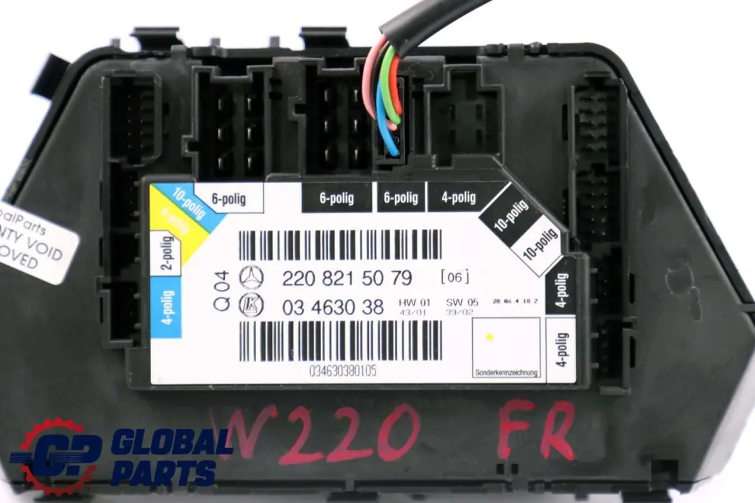 Mercedes-Benz S-Class W220 Seat Control Switch Front Right to with Part number A2208215079 Mercedes-Benz S-Class W220 Seat Control Switch Front Right - SKU rhd-A2208215079 - Part number A2208215079