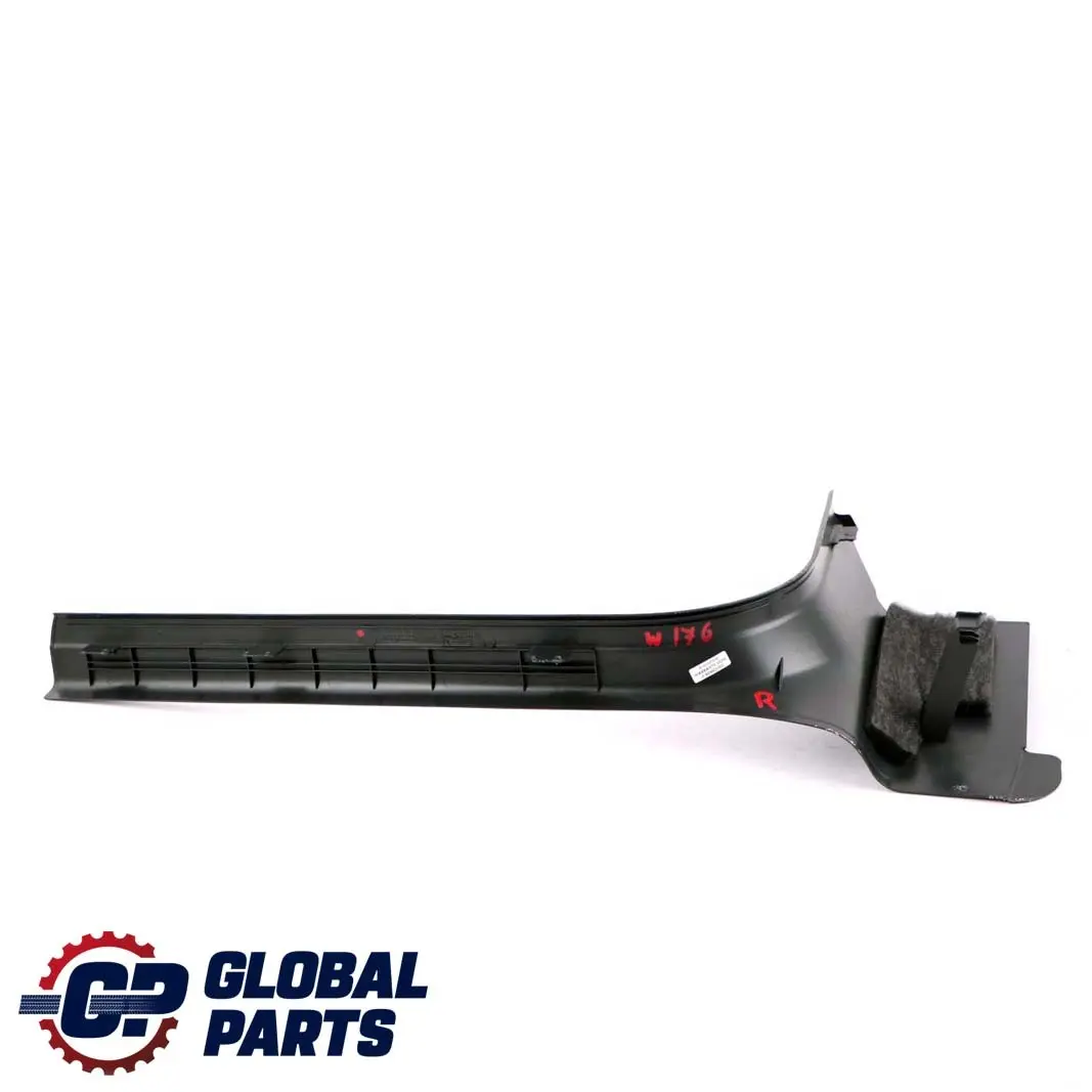 Mercedes-Benz A-Class W176 Front Right O/S A-Pillar Trim Cover Panel to with Part number A2466800406 Mercedes-Benz A-Class W176 Front Right O/S A-Pillar Trim Cover Panel - SKU rhd-A2466800406 - Part number A2466800406