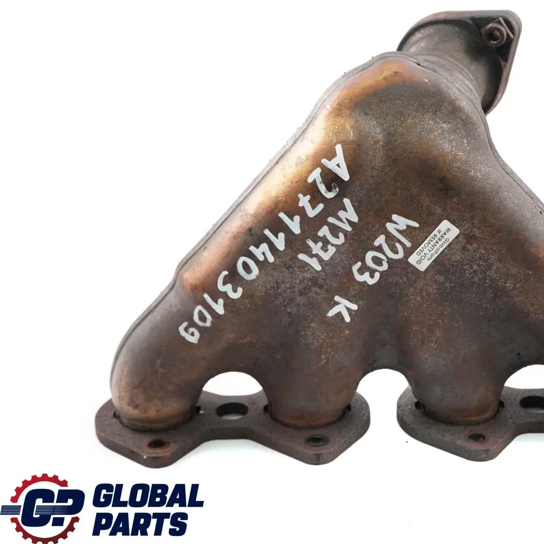 Mercedes-Benz W203 W204 C209 M271 Komperssor Petrol Exhaust Elbow Manifold to with Part number A2711403109 Mercedes-Benz W203 W204 C209 M271 Komperssor Petrol Exhaust Elbow Manifold - SKU rhd-A2711403109 - Part number A2711403109