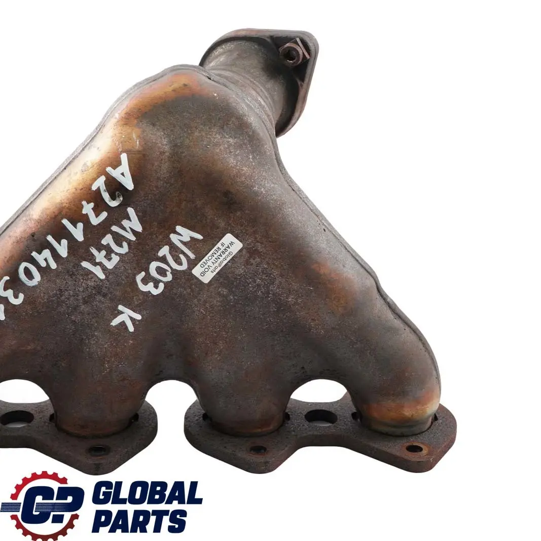 Mercedes-Benz W203 W204 C209 M271 Kompressor Petrol Exhaust Elbow Manifold to with Part number A2711403109 Mercedes-Benz W203 W204 C209 M271 Kompressor Petrol Exhaust Elbow Manifold - SKU rhd-A2711403109 - Part number A2711403109