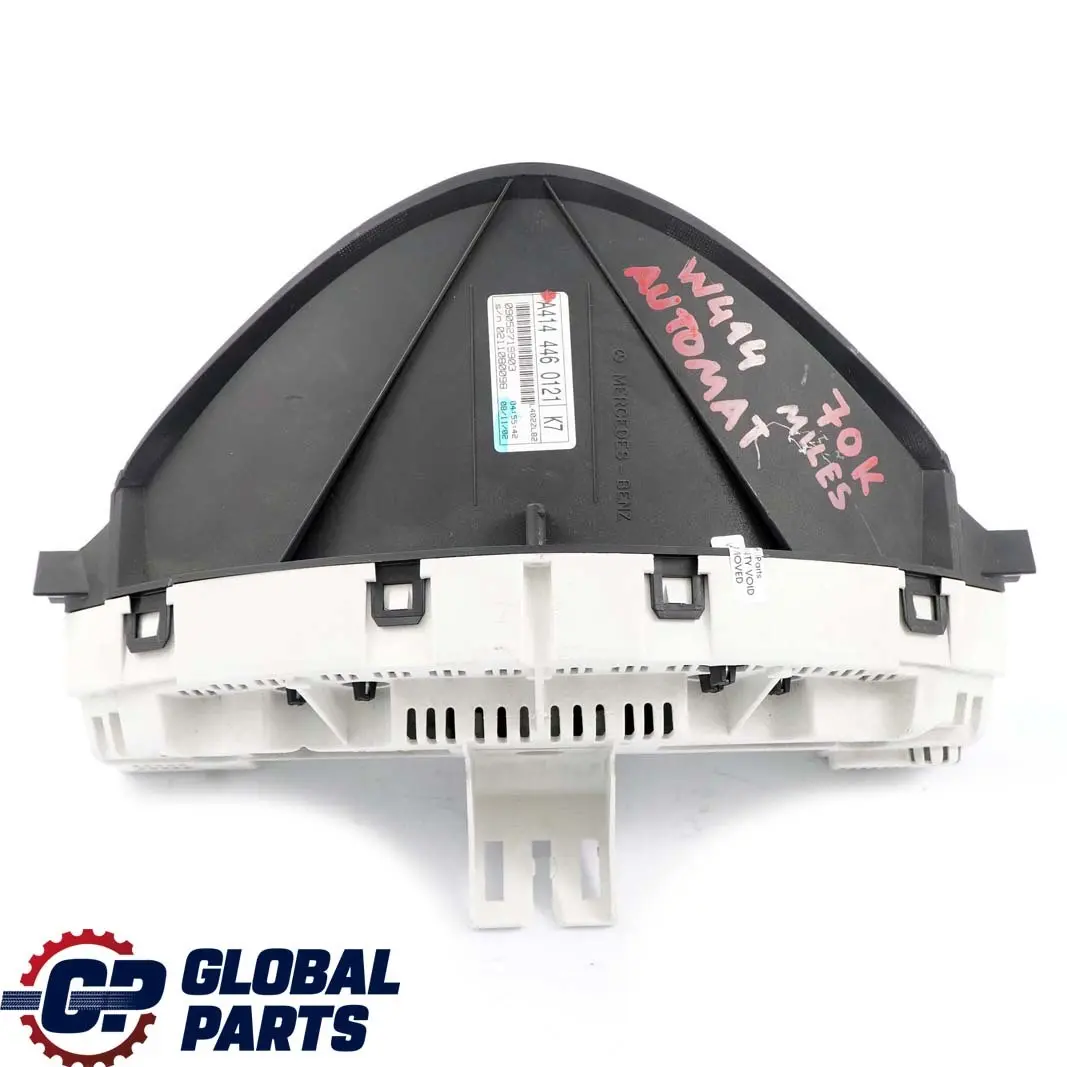 Mercedes-Benz Vaneo W414 Instrument Cluster Speedo Clocks Automatic to with Part number A4144460121 Mercedes-Benz Vaneo W414 Instrument Cluster Speedo Clocks Automatic - SKU rhd-A4144460121 - Part number A4144460121