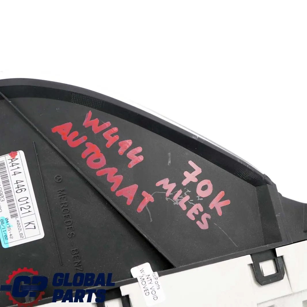 Mercedes-Benz Vaneo W414 Instrument Cluster Speedo Clocks Automatic to with Part number A4144460121 Mercedes-Benz Vaneo W414 Instrument Cluster Speedo Clocks Automatic - SKU rhd-A4144460121 - Part number A4144460121