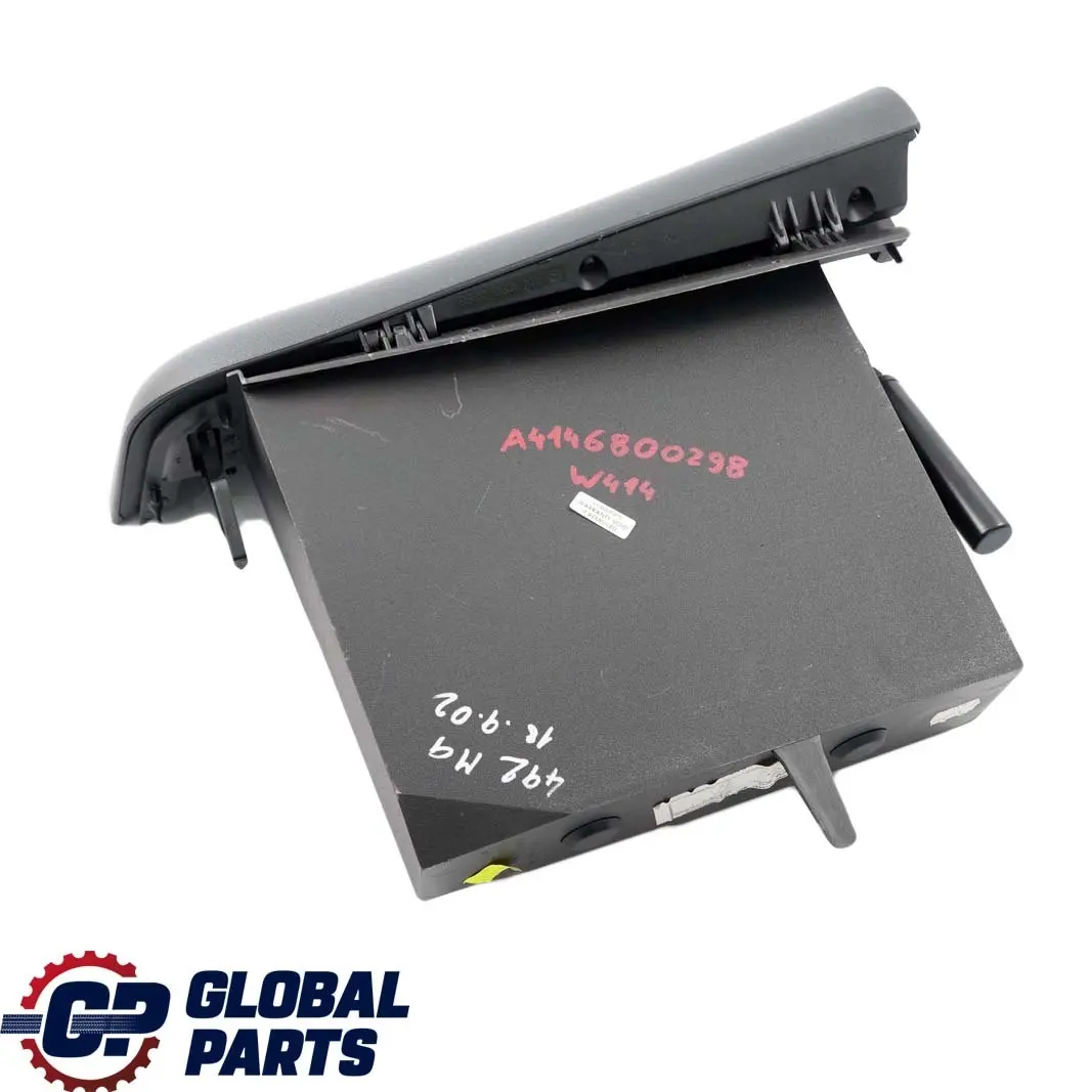 Mercedes-Benz Vaneo W414 Black Storage Compartment Glove Box Cover to with Part number A4146800298 Mercedes-Benz Vaneo W414 Black Storage Compartment Glove Box Cover - SKU rhd-A4146800298 - Part number A4146800298