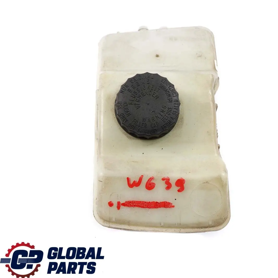 Mercedes-Benz Vito W639 Servo Brake Fluid Reservoir Bottle to with Part number A6394300102 Mercedes-Benz Vito W639 Servo Brake Fluid Reservoir Bottle - SKU rhd-A6394300102 - Part number A6394300102