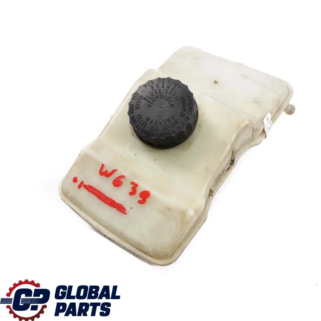 Mercedes-Benz Vito W639 Servo Brake Fluid Reservoir Bottle to with Part number A6394300102 Mercedes-Benz Vito W639 Servo Brake Fluid Reservoir Bottle - SKU rhd-A6394300102 - Part number A6394300102