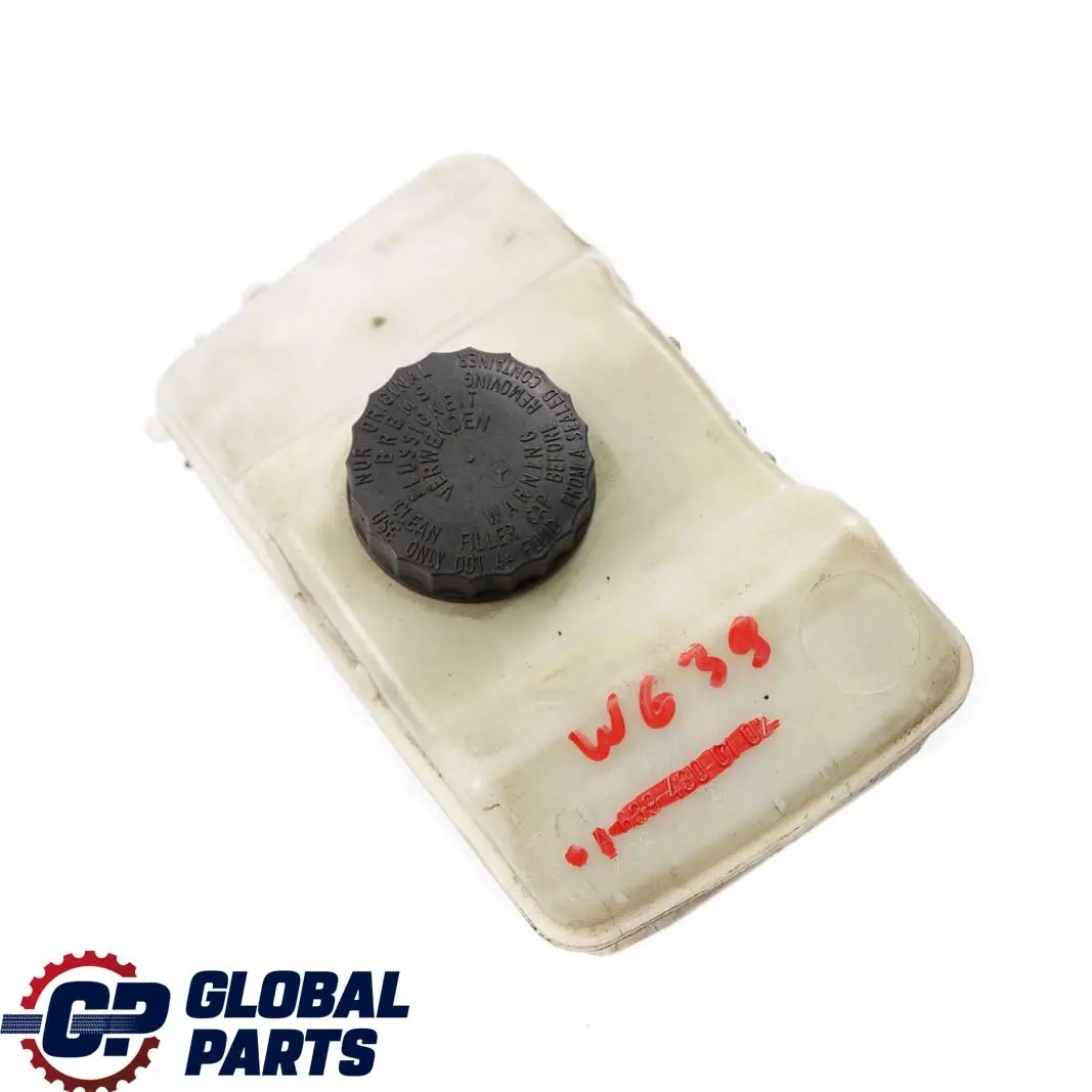 Mercedes-Benz Vito W639 Servo Brake Fluid Reservoir Bottle to with Part number A6394300102 Mercedes-Benz Vito W639 Servo Brake Fluid Reservoir Bottle - SKU rhd-A6394300102 - Part number A6394300102