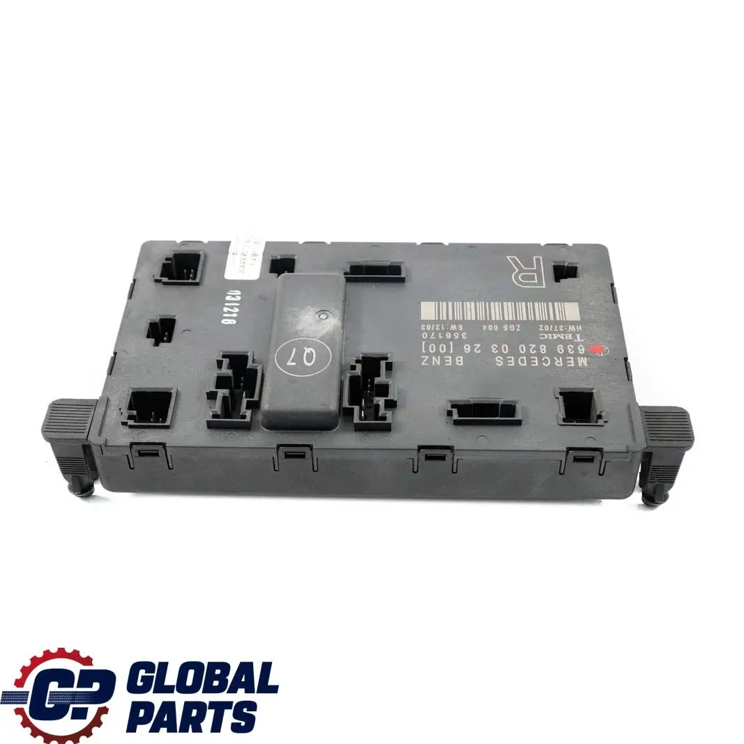 Mercedes-Benz Vito Viano W639 Front Right Door O/S Control Module to with Part number A6398200326 Mercedes-Benz Vito Viano W639 Front Right Door O/S Control Module - SKU rhd-A6398200326 - Part number A6398200326