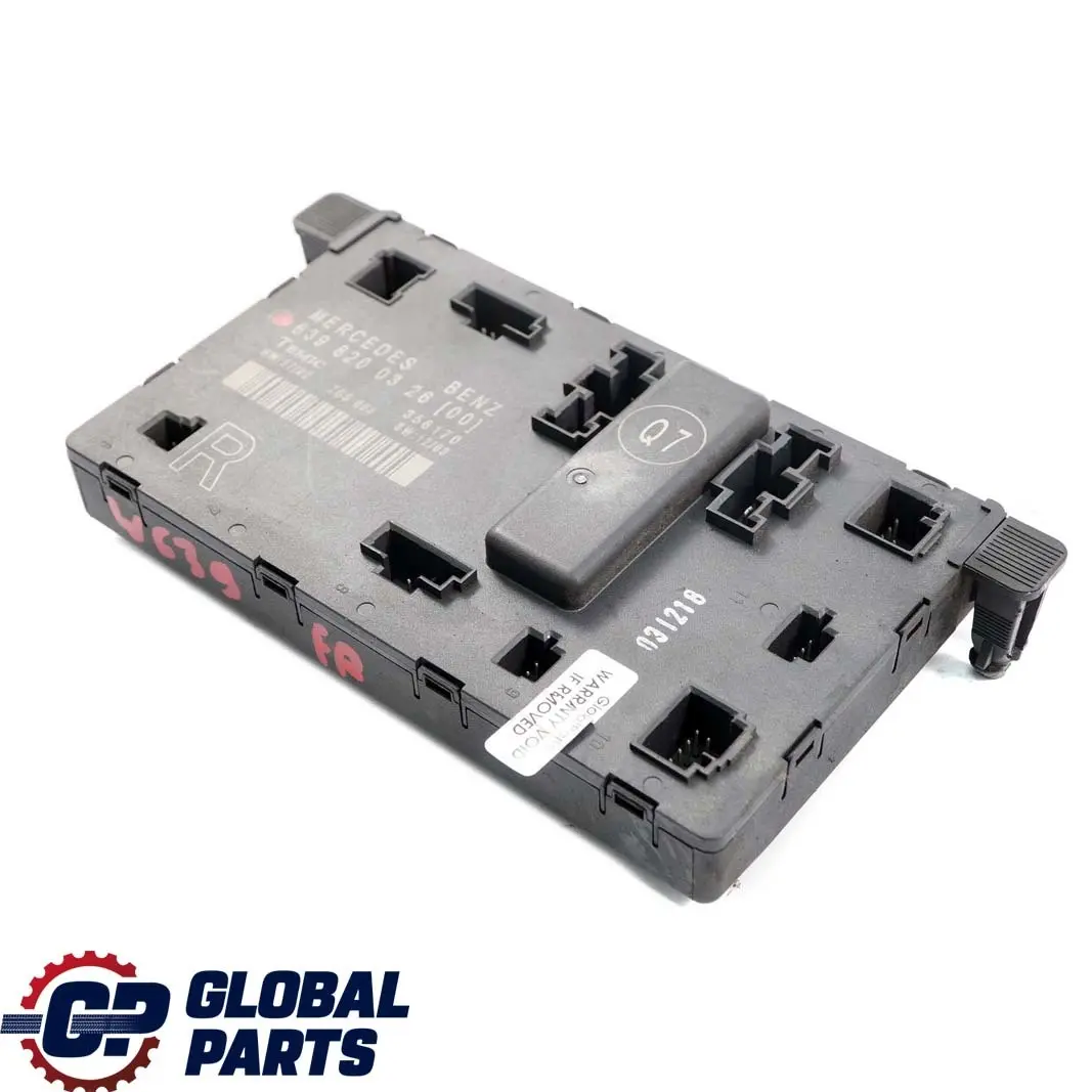 Mercedes-Benz Vito Viano W639 Front Right Door O/S Control Module to with Part number A6398200326 Mercedes-Benz Vito Viano W639 Front Right Door O/S Control Module - SKU rhd-A6398200326 - Part number A6398200326