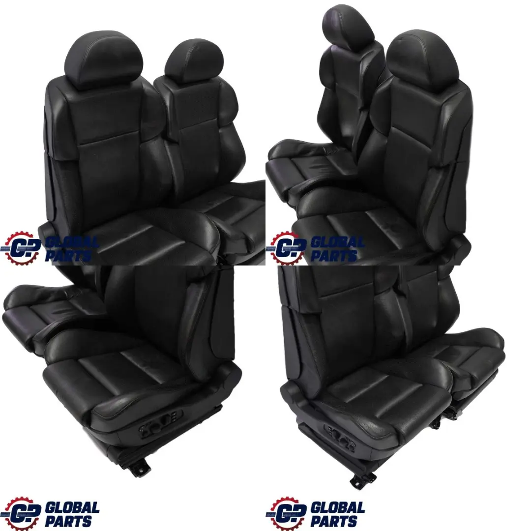 BMW Black Full Leather Heated Multifunction Interior Seats Seat Electric - SKU rhd-E60 M5 Black Leather Seats - Part number E60 M5