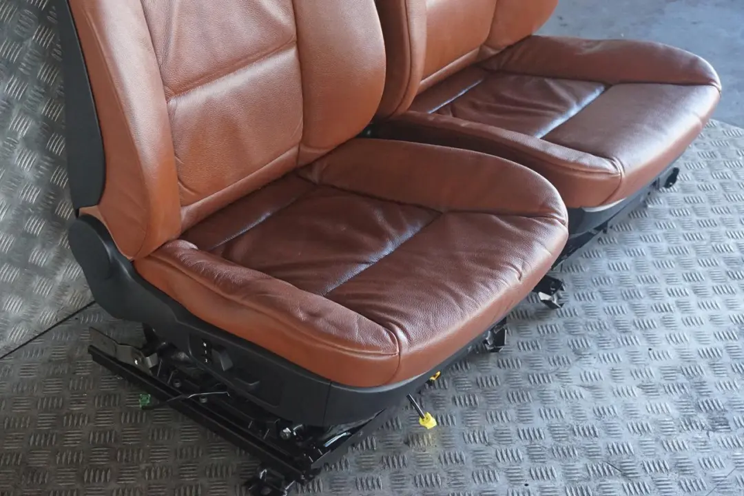 Brown Leather Interior Seats With Door Cards Memory to BMW 5 Series Touring with Part number E61 BMW 5 Series Touring Brown Leather Interior Seats With Door Cards Memory - SKU rhd-E61 Brown Leather Seats (LCRK) - Part number E61