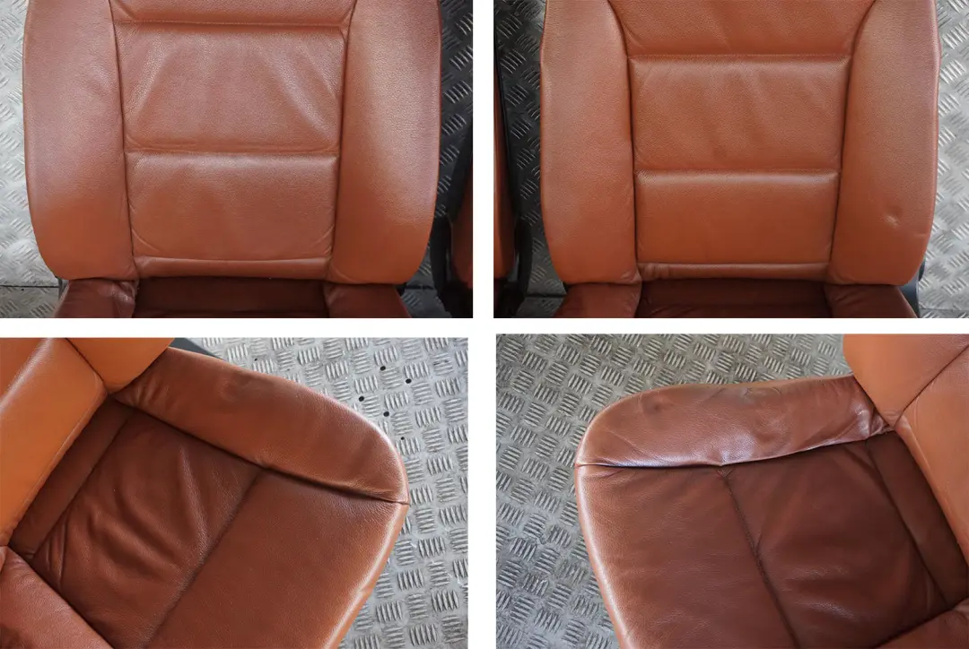 BMW 5 Series Touring Brown Leather Interior Seats With Door Cards Memory - SKU rhd-E61 Brown Leather Seats (LCRK) - Part number E61
