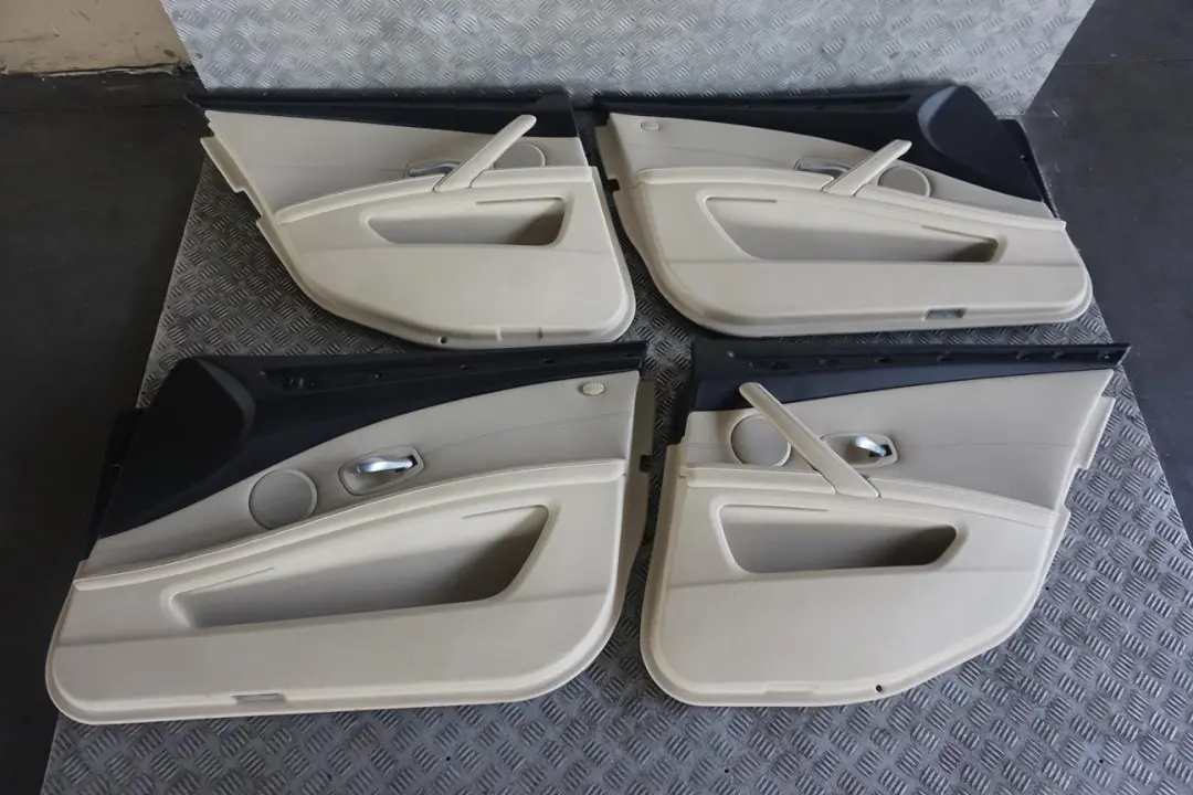 Creambeige Cream Beige Leather Interior Seats Door Cards to BMW LCI Touring with Part number E61 BMW LCI Touring Creambeige Cream Beige Leather Interior Seats Door Cards - SKU rhd-E61 LCI Creambeige Leather Seats (LCGE) - Part number E61