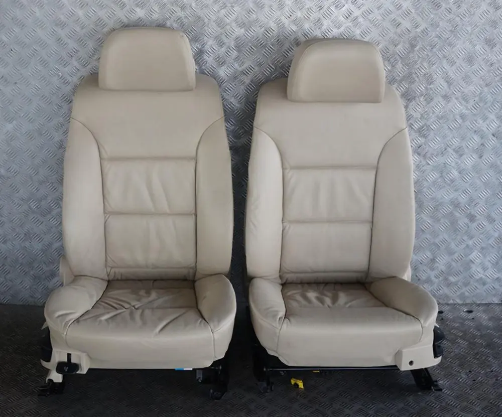 BMW LCI Touring Creambeige Cream Beige Leather Interior Seats Door Cards - SKU rhd-E61 LCI Creambeige Leather Seats (LCGE) - Part number E61