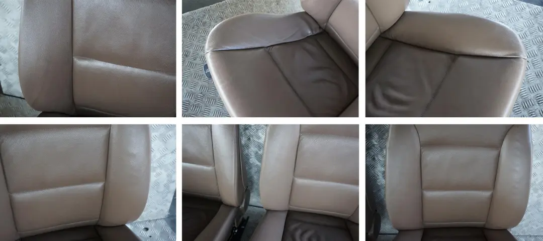 BMW 5 Series Touring Truffle Brown Leather Interior Seats With Door Cards - SKU rhd-E61 Truffle Brown Leather Seats (LCTE) - Part number E61