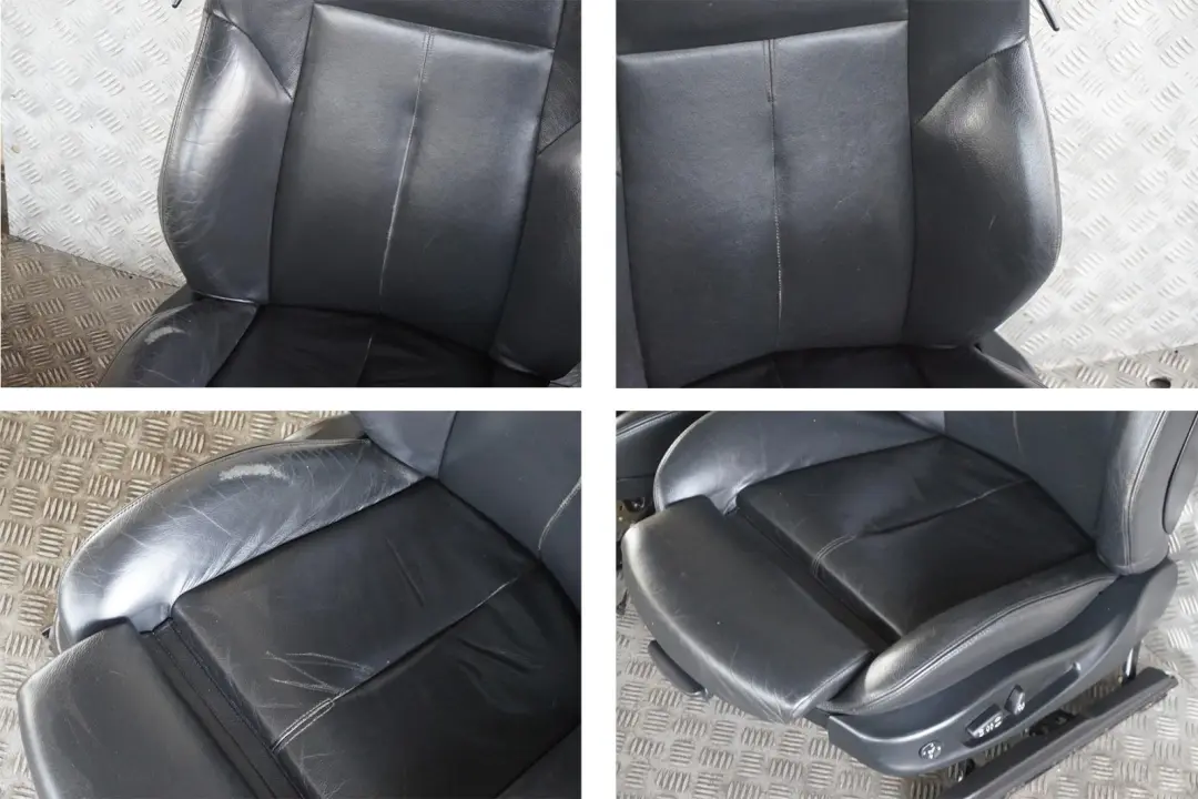 Leather Interior Seats Memory with Door Cards to BMW 6 Series M Sport Black with Part number E63 BMW 6 Series M Sport Black Leather Interior Seats Memory with Door Cards - SKU rhd-E63 M Sport Black Leather Seats Memory - Part number E63