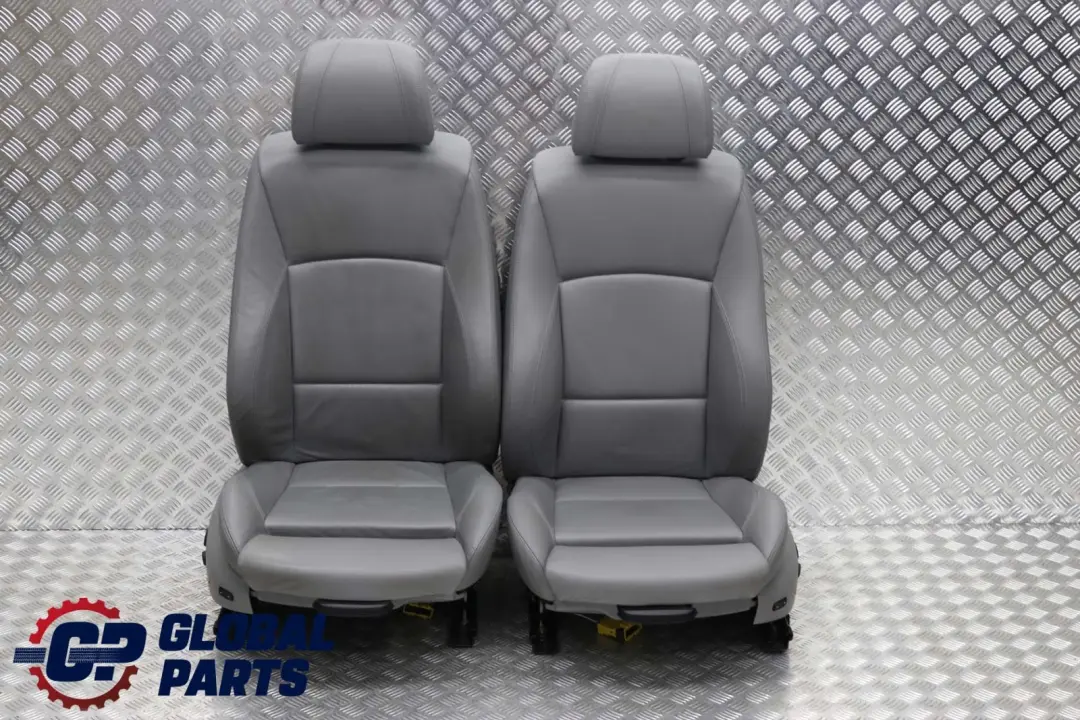 BMW M Sport Grey Leather Interior Seats with Airbag and Door Cards Memory - SKU rhd-E90 M Sport Seats Grey Leather - Part number E90