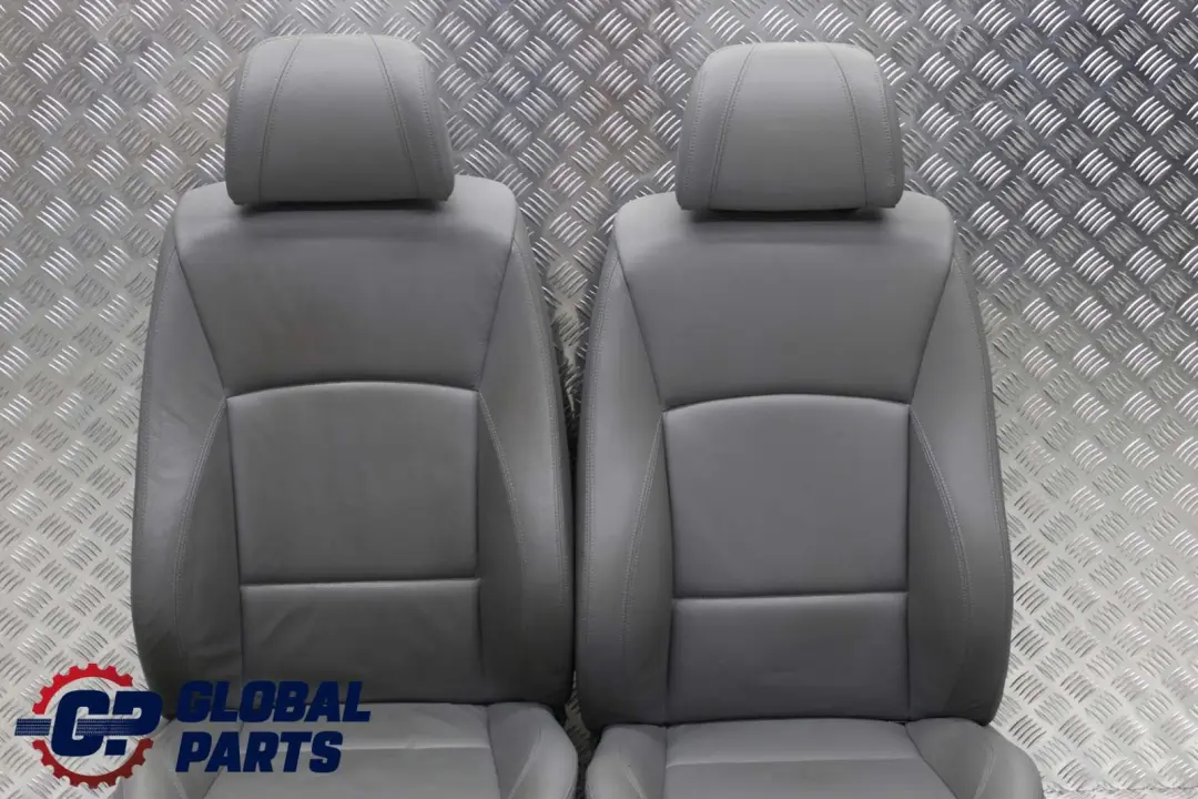 BMW M Sport Grey Leather Interior Seats with Airbag and Door Cards Memory - SKU rhd-E90 M Sport Seats Grey Leather - Part number E90