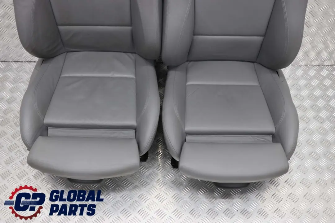 BMW M Sport Grey Leather Interior Seats with Airbag and Door Cards Memory - SKU rhd-E90 M Sport Seats Grey Leather - Part number E90