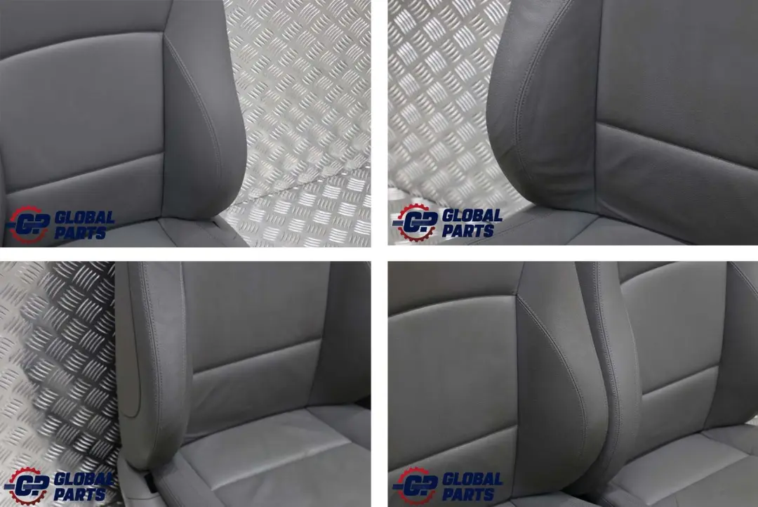 BMW M Sport Grey Leather Interior Seats with Airbag and Door Cards Memory - SKU rhd-E90 M Sport Seats Grey Leather - Part number E90