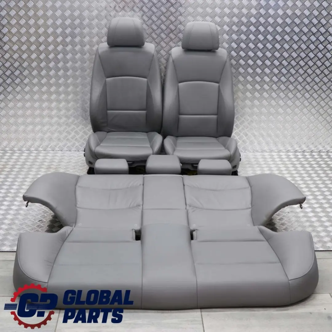 BMW M Sport Grey Leather Interior Seats with Airbag and Door Cards Memory - SKU rhd-E90 M Sport Seats Grey Leather - Part number E90