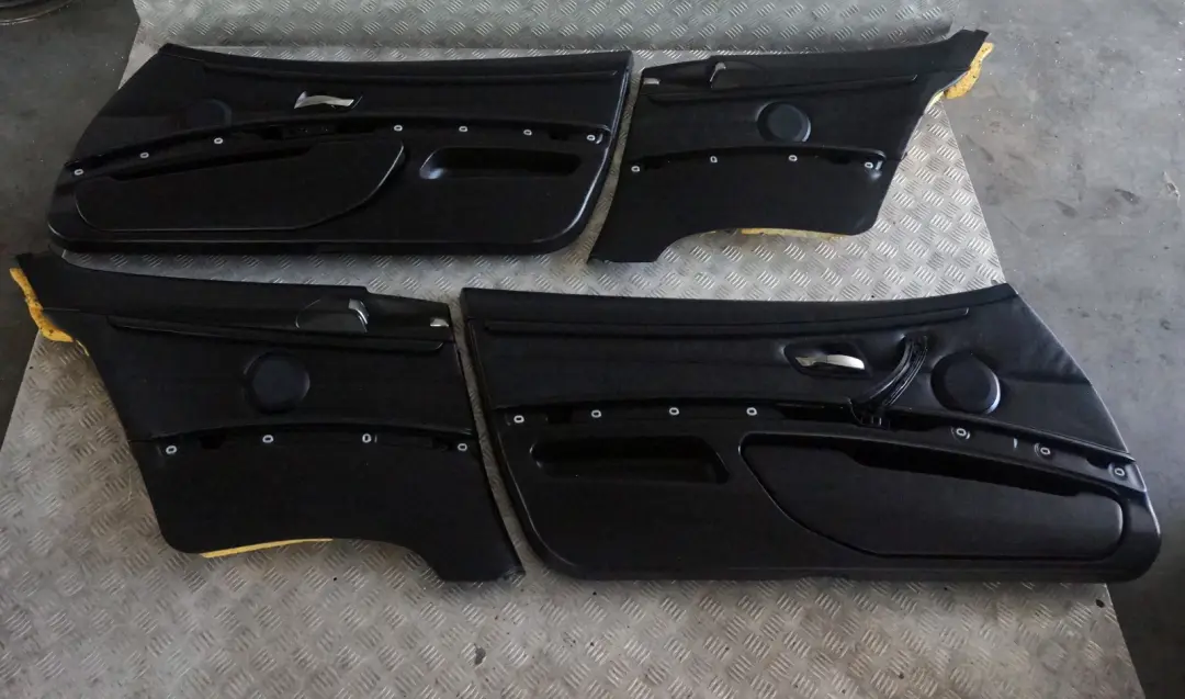 BMW 3 Series Heated Black Leather Interior Electric Memory Seats Door Cards - SKU rhd-E92 Black Leather Seats Heated Memory - Part number E92