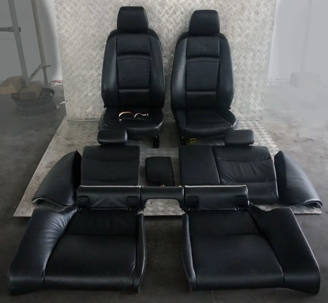 Heated Black Leather Interior Electric Memory Seats Door Cards to BMW 3 Series with Part number E92 BMW 3 Series Heated Black Leather Interior Electric Memory Seats Door Cards - SKU rhd-E92 Black Leather Seats Heated Memory - Part number E92