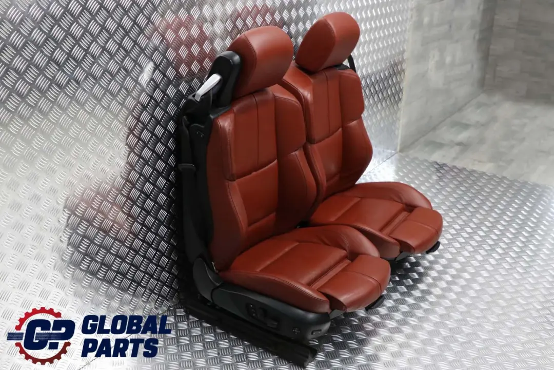 BMW Convertible Heated Sport Red Leather Interior Seats Electric Memory - SKU rhd-E93 M3 Red Leather Seats Memory - Part number E93 M3