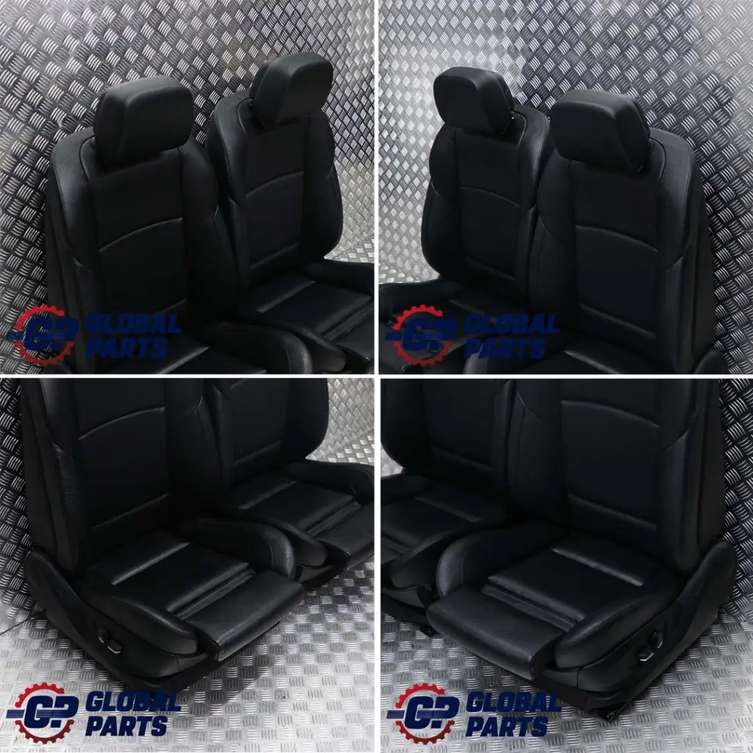 BMW 5 Series Heated M Sport Black Leather Interior Seats Memory Door Cards - SKU rhd-F11 Black Leather Seats - Part number F11