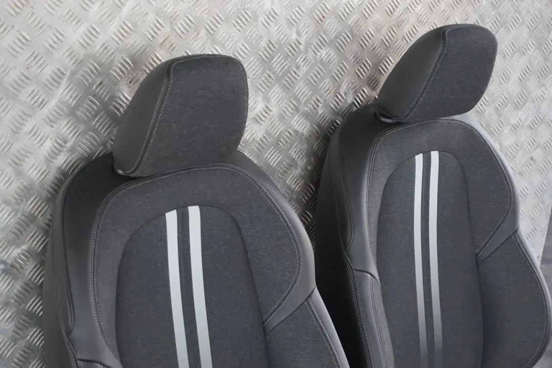 Cloth / Leather Interior Seats Anthracite With Door Cards to BMW 1 Series Sport with Part number F40 BMW 1 Series Sport Cloth / Leather Interior Seats Anthracite With Door Cards - SKU rhd-F40 Sport Black Leather / Cloth Seats (GGAT) - Part number F40